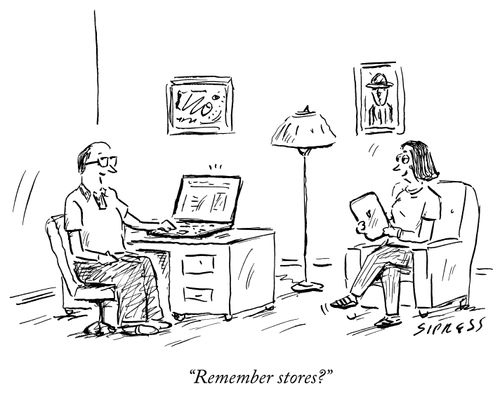 "Remember stores?"