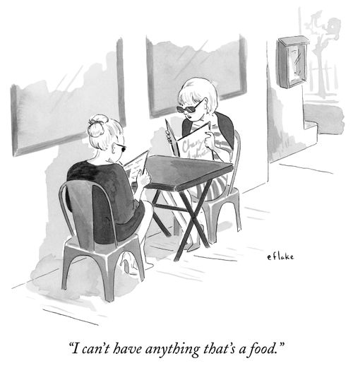"I can't have anything that's a food."