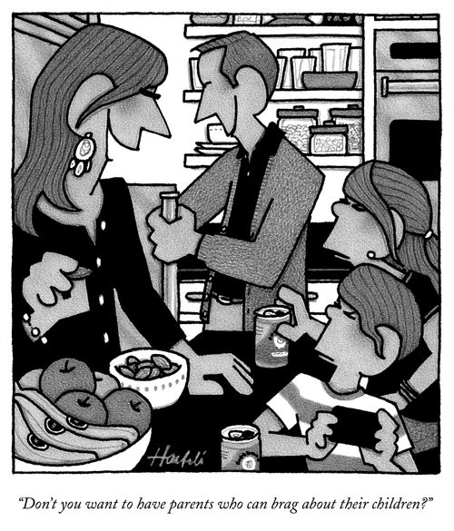 "Don't you want to have parents who can brag about their children?"