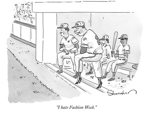 "I hate Fashion Week."