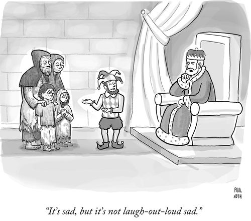 "It's sad, but it's not laugh-out-loud sad."