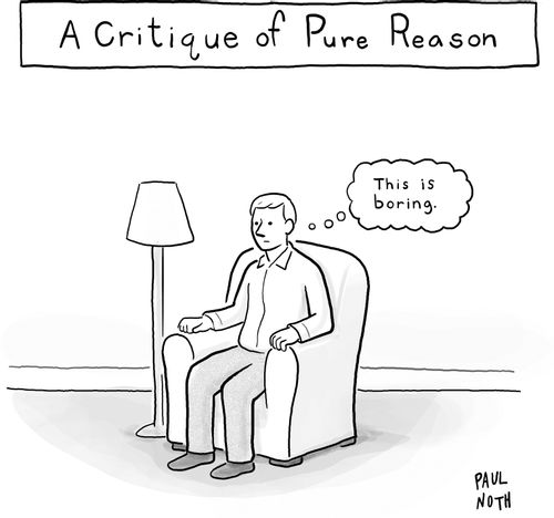 "A Critique of Pure Reason"