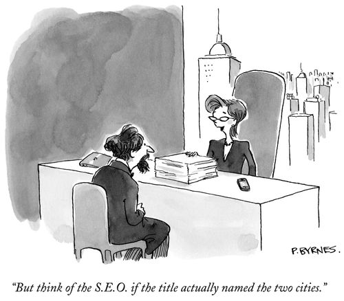 "But think of the S.E.O. if the title actually named the two cities."