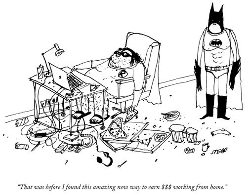 "That was before I found this amazing new way to earn $$$ working from home."