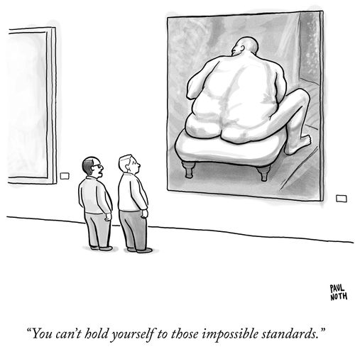 "You can't hold yourself to those impossible standards."