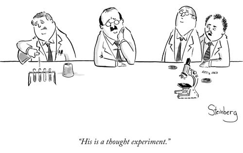 "His is a thought experiment."