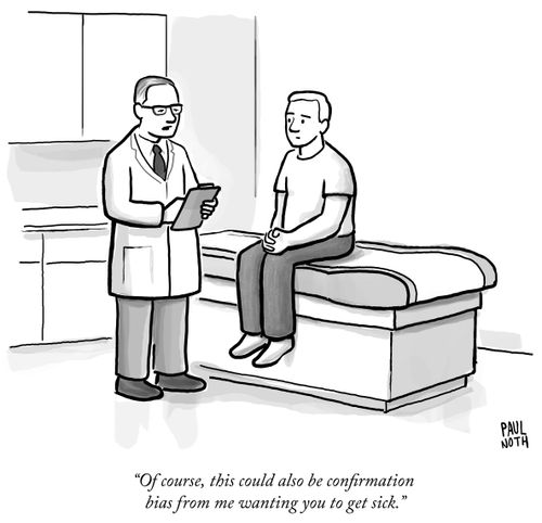 "Of course, this could also be confirmation bias from me wanting you to get sick."