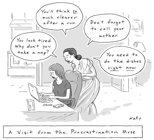 A Visit From The Procrastination Muse