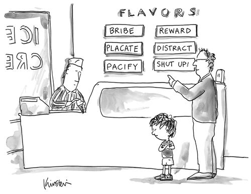 Ice cream flavors.
