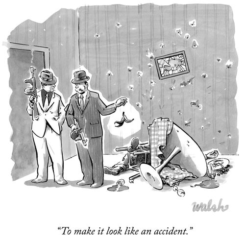 "To make it look like an accident."