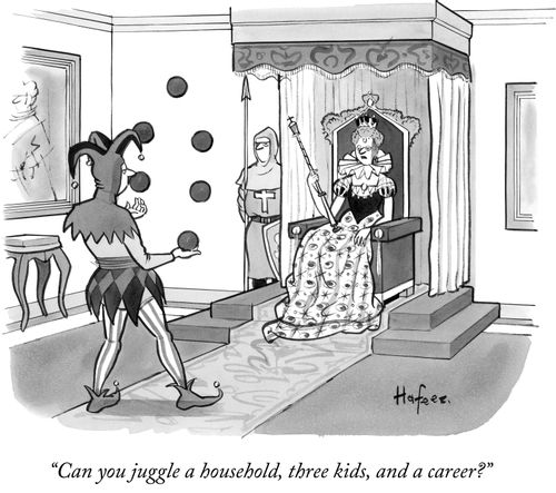 "Can you juggle a household, three kids, and a career?"