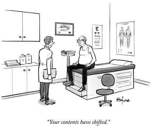 "Your contents have shifted."