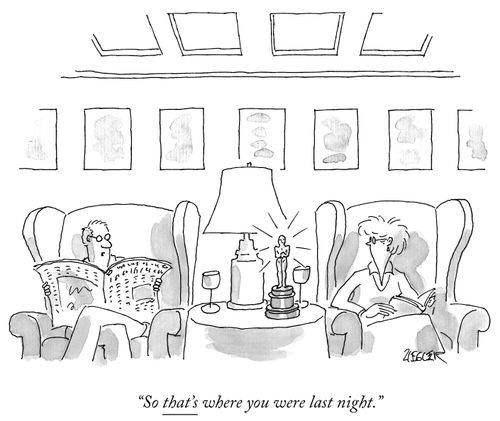 "So that's where you were last night."