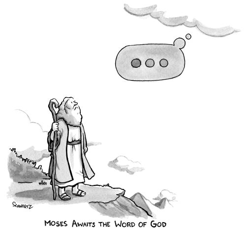 Moses Awaits The Word Of God