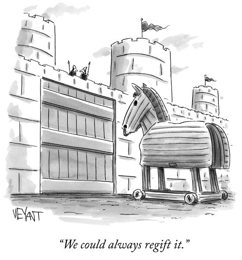 "We could always regift it."
