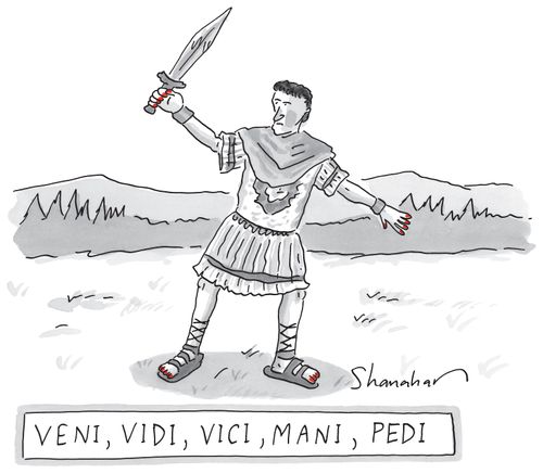 Veni, Vidi, Vici, Mani, Pedi.