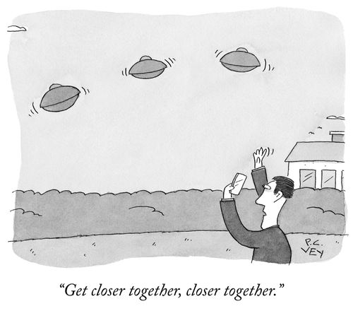 "Get closer together, closer together."