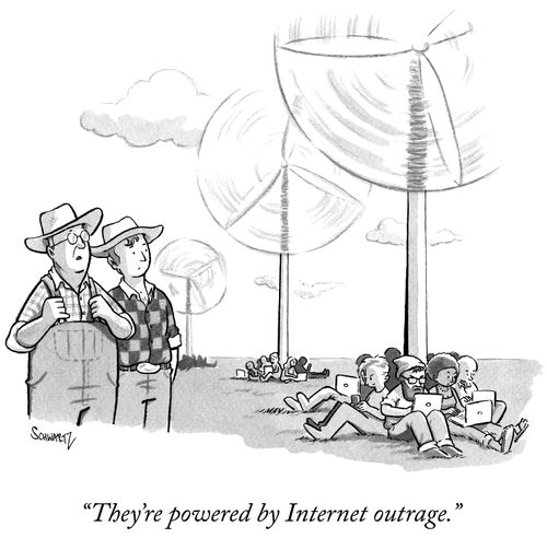 "They're powered by Internet outrage."