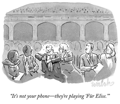 "It's not your phone—they're playing 'Für Elise.'"