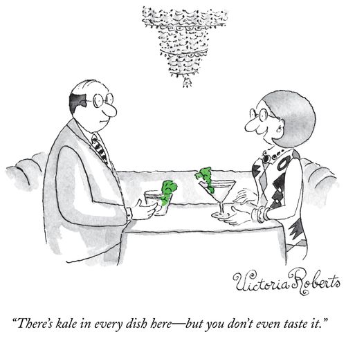 "There's kale in every dish here - buy you don't even taste it."