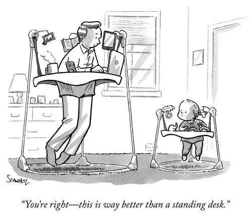 You're right-this is way better than a standing desk.