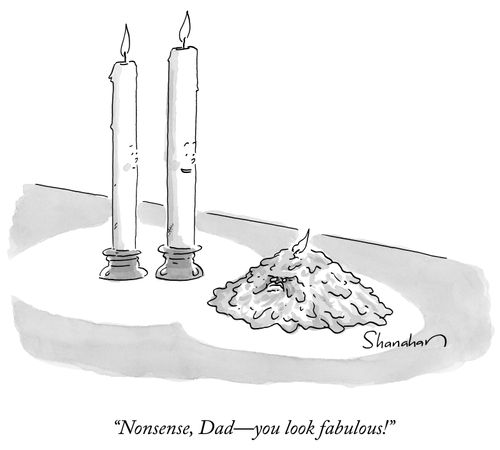 Nonsense, Dad–you look fabulous!