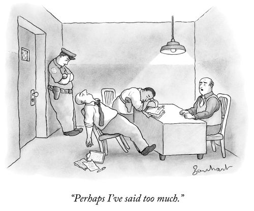 "Perhaps I've said too much."