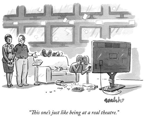 "This one's just like being at a real theatre."