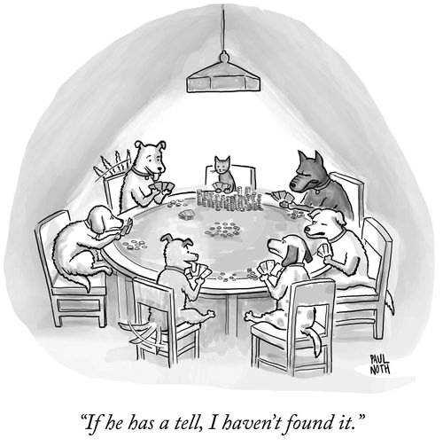 "If he has a tell, I haven't found it."