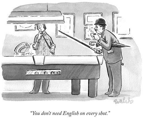 "You don't need English on every shot."