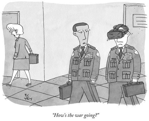 "How's the war going?"