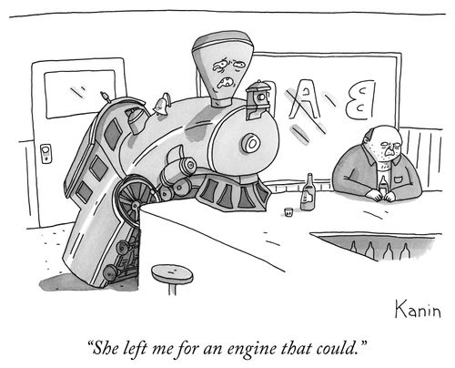 "She left me for an engine that could."