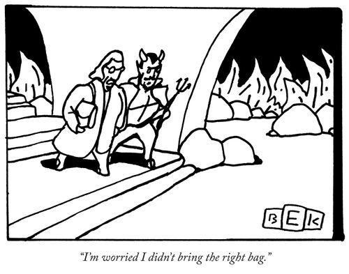 "I'm worried I didn't bring the right bag"