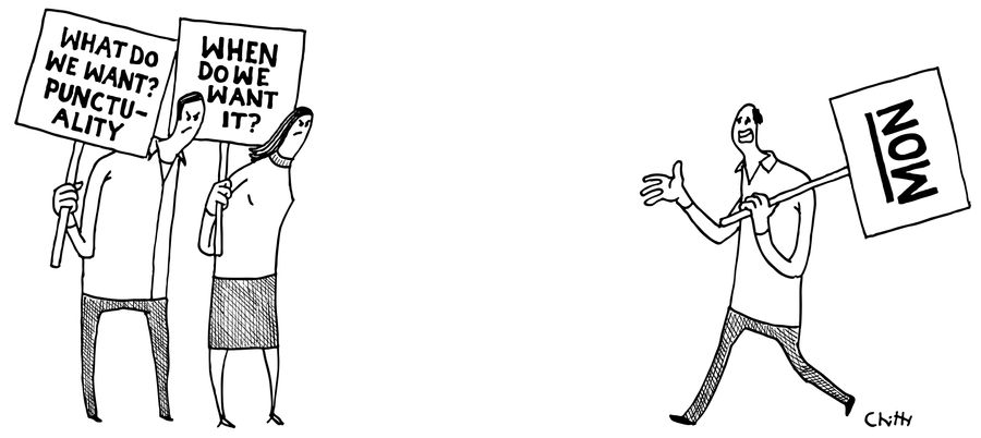 Punctuality Protest