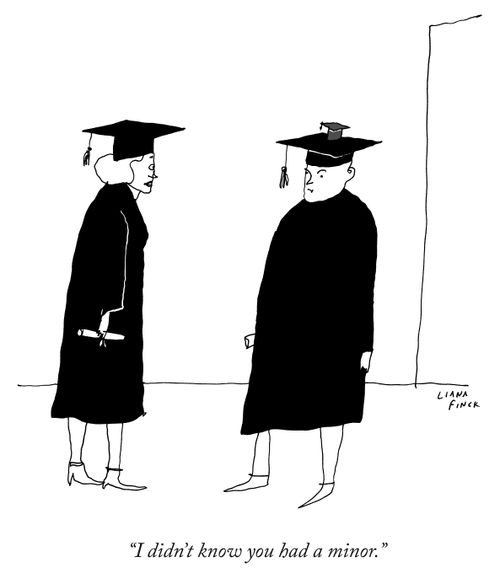 "I didn't know you had a minor."