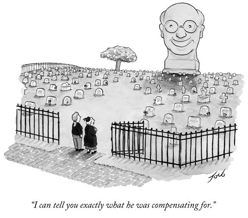 "I can tell you exactly what he was compensating for."