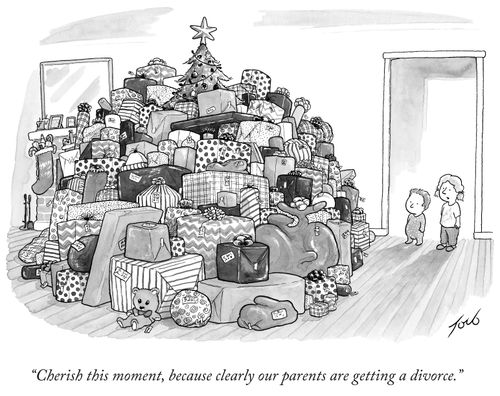 "Cherish this moment, because clearly our parents are getting a divorce."