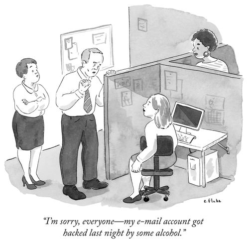 "I'm Sorry, Everyone - My E-Mail Account Got Hacked Last Night By Some Alcohol"