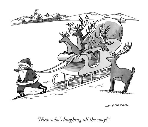 "Now who's laughing all the way?
