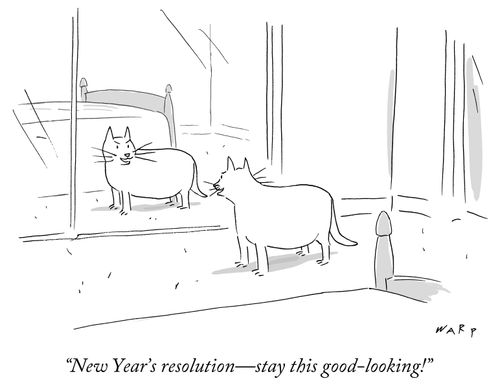 "New Year's Resolution - Stay This Good-Looking!"