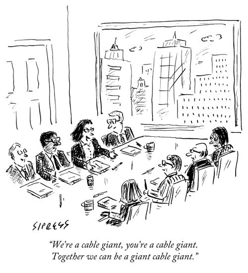 "We're a cable giant, you're a cable giant."