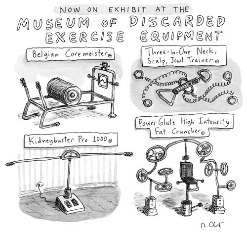 Now on exhibit at the Museum of Discarded Exercise Equipment