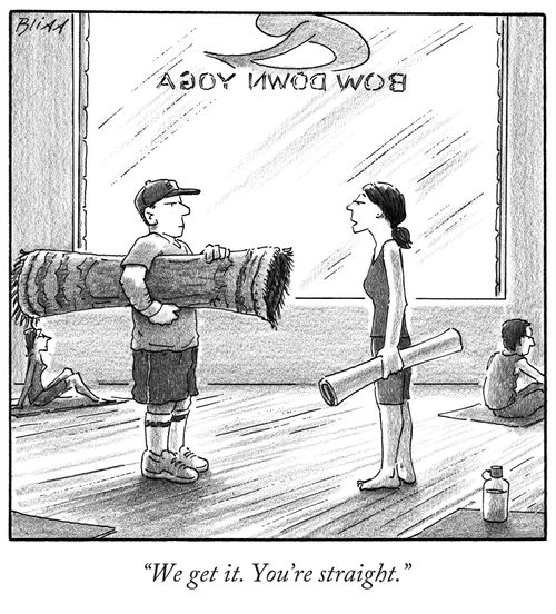 "We get it. You're straight."
