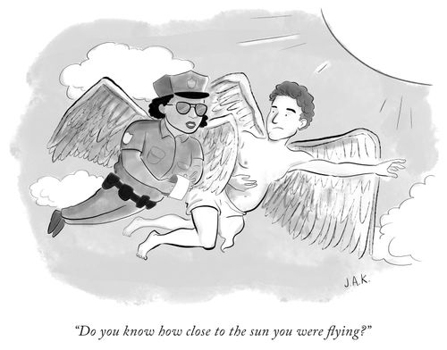 "Do you know how close to the sun you were flying?"