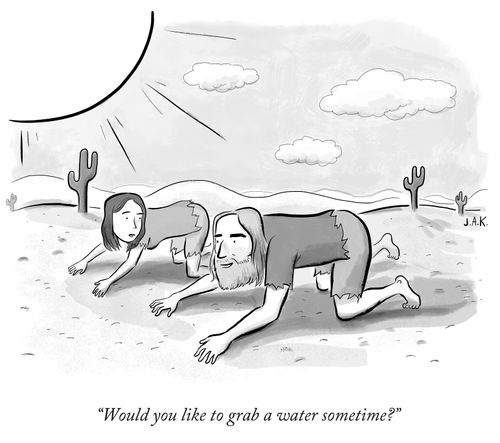 "Would you like to grab a water sometime?"