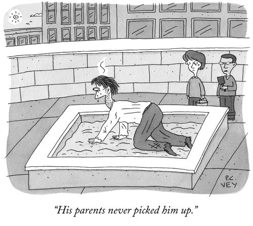 "His parents never picked him up."