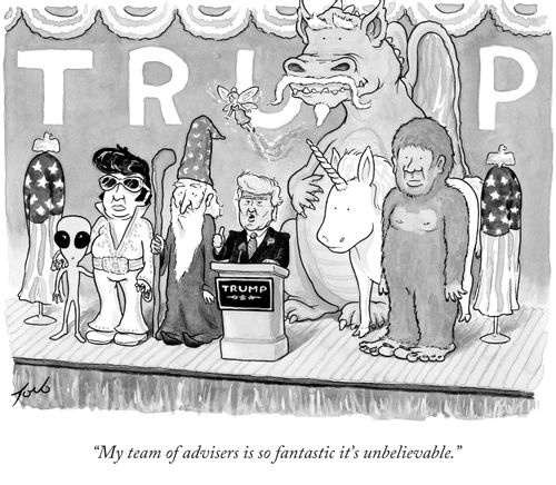 "My team of advisers is so fantastic it's unbelievable."