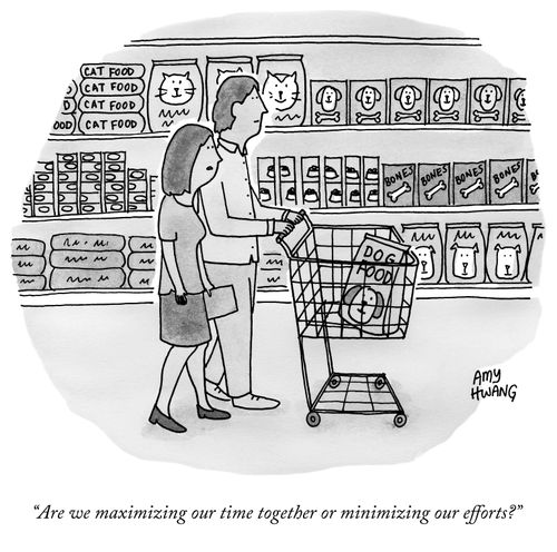 "Are we maximizing our time together or minimizing our efforts?"
