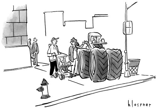 Parents compare buggies