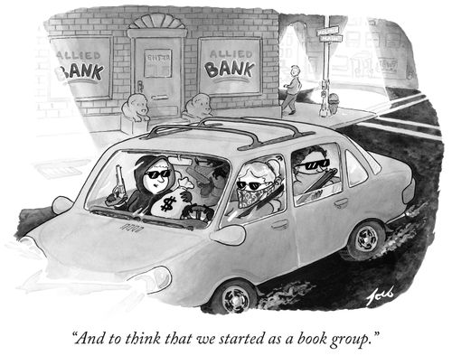 "And to think that we started as a book group."